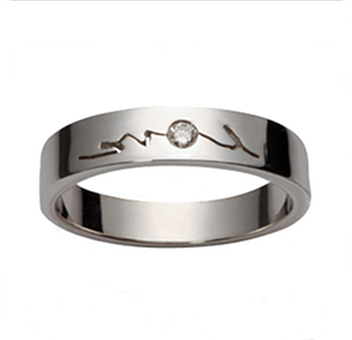Classic [3] Men's Wedding Ring | Platinum - Click Image to Close